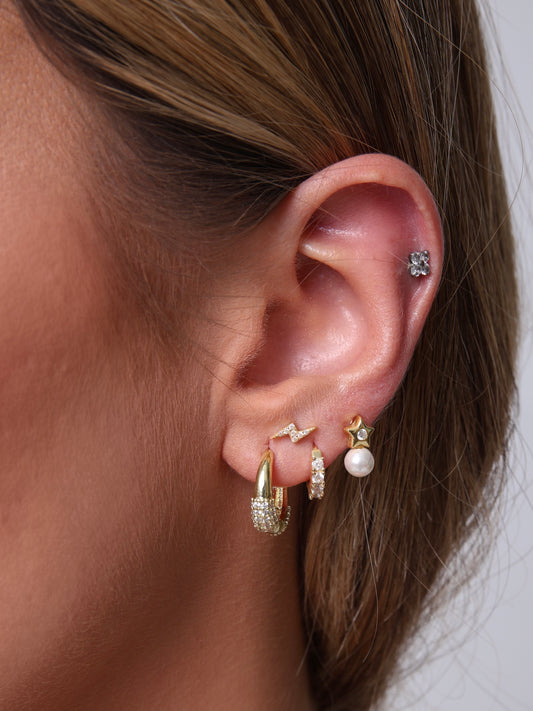 Pearl And Star Studs