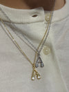 It-Girl CZ Initial Necklace