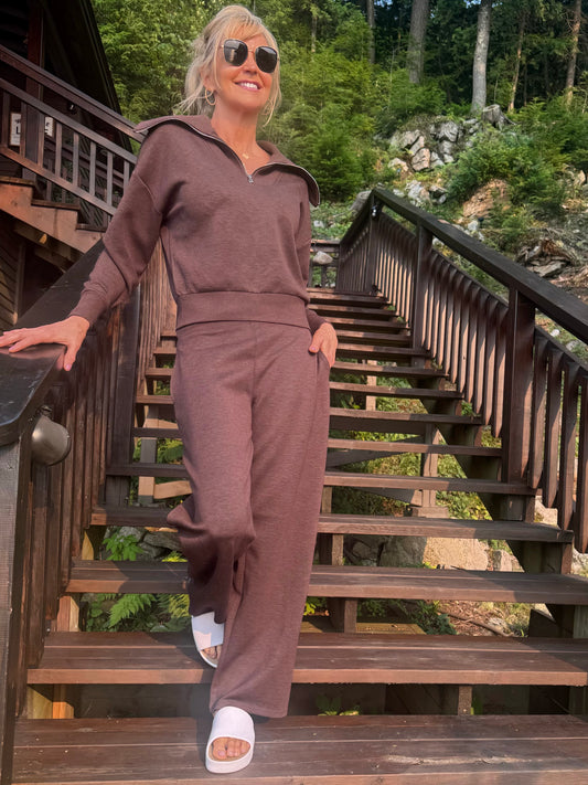 Trendy Quarter Zip Sweater | SW200