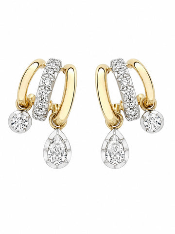 Belle Multi Hoop Earrings