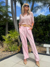 Italian Wide Leg Pant With Belt | PA265