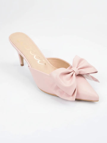 Bow Pointed Toe Heel | SA208