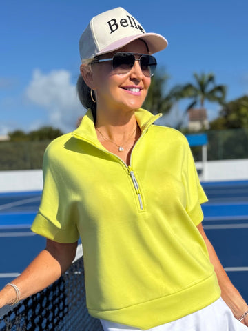 Techno Luxe Mock Neck Top | T299