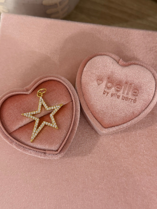 Shooting Star CZ Pendant