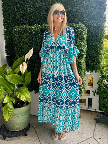 Cabo Maxi Dress With Tassel Detail | D222 (Preorder)