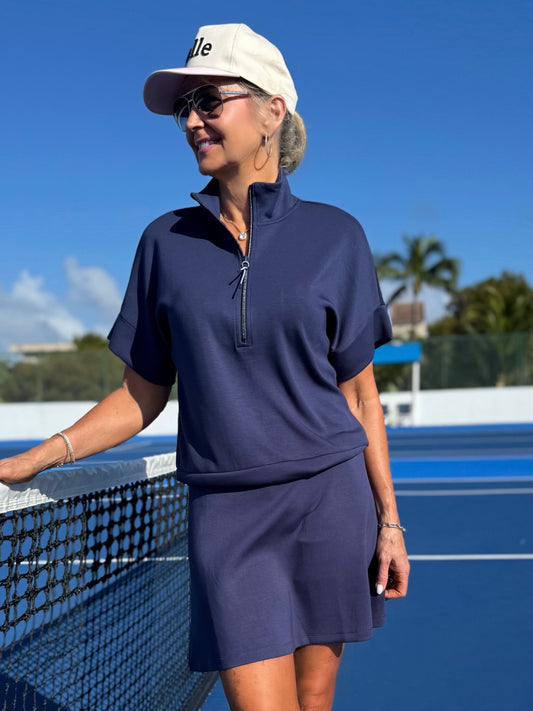 Scuba Luxe Pull-On A-Line Skort | SK217