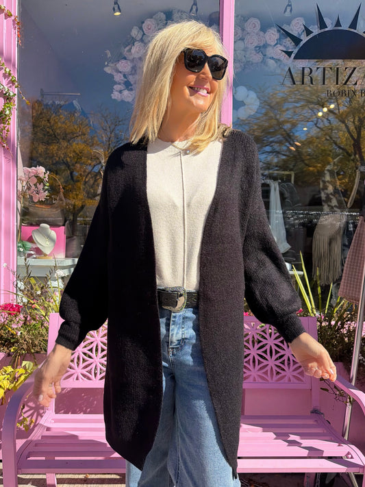 Open-Front Cozy Cardi | C243