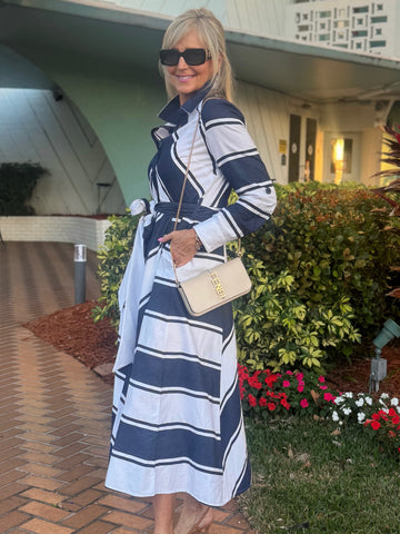 Flattering Dress With Tie Belt | R278