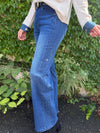 Rhinestone Side Detail Slimming Jean | JN224