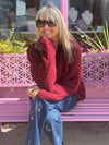 Italian Chunky Knit Oversized Boyfriend Sweater | SW270