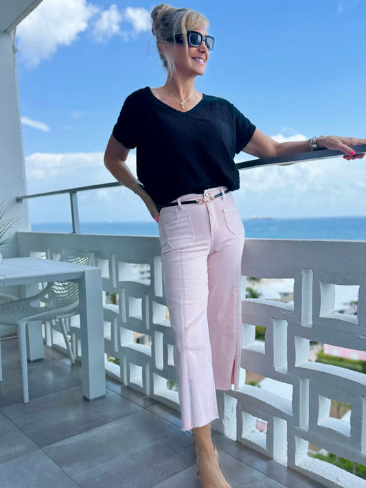 Fabulous Jeans With Embellished Front Seam | R275