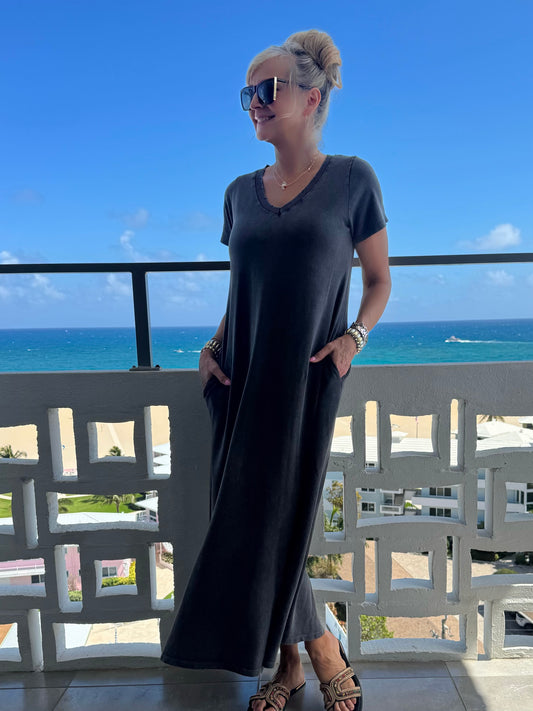 Italian Cotton T-Shirt Dress | D239