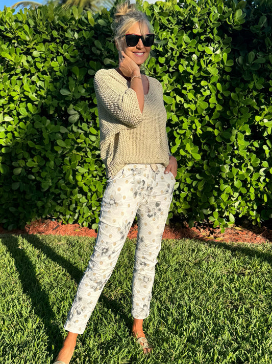 Bella Flora Italian Joggers | PA246