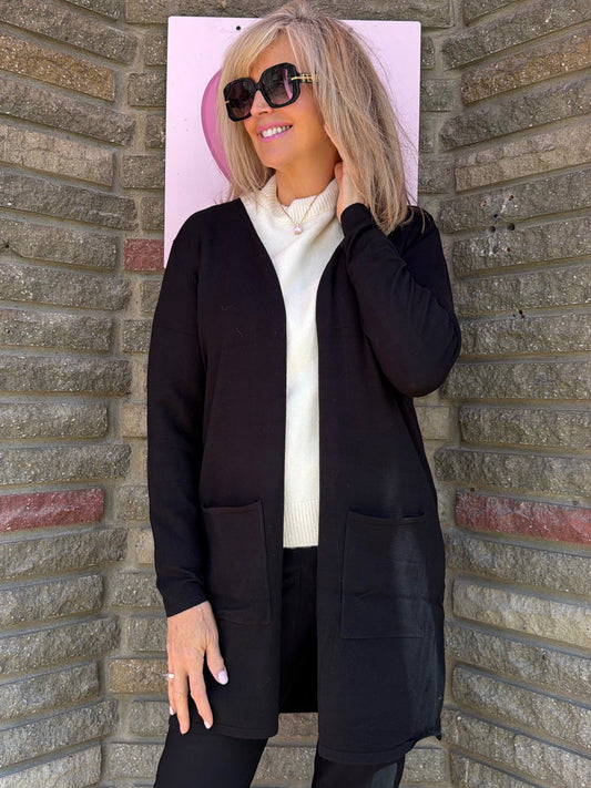 Lightweight Open Front Cardi | C242