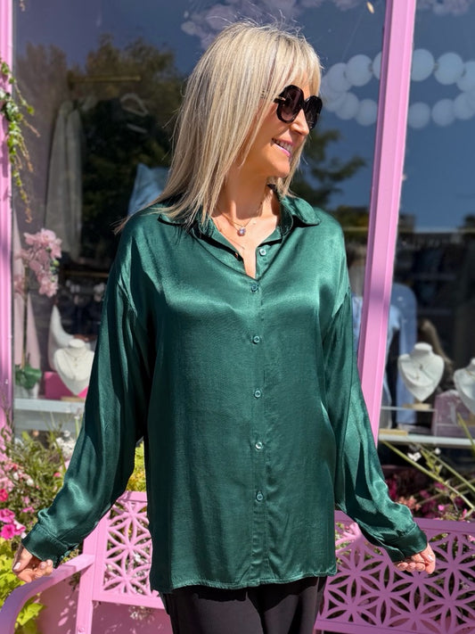 Made In Italy Oversized Must Have Boyfriend Shirt | T377