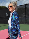 Athleisure Printed Zip-Up Jacket | JK239