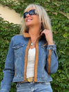 Ella Faux Suede Trim Jacket | JK243