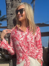 West Palm Front Tie Top | T278