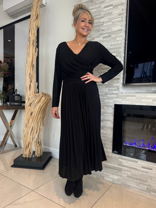 Italian Plissé Sparkly Skirt | SK212