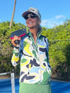Athleisure Printed Zip-Up Jacket | JK239