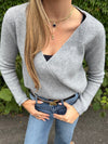 Cute Vibes Wrap Top With Bow | T371