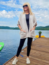 Cozy Knit Cardi With Pockets | C231