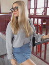 Fabulous Denim Skirt With Side Zipper | SK207
