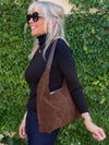 Faux Suede Shoulder Bag | BA206