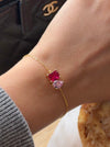 Double Belle Birthstone Bracelet