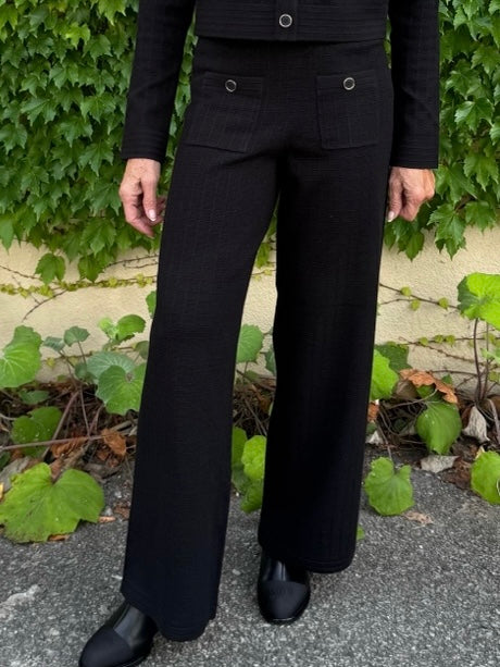 Pull-on Knit Straight Leg Pant | R216