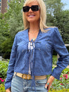 Capri Eyelet Detail Cardi | C229