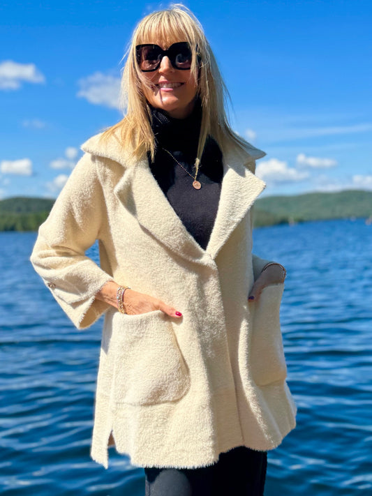 A-Line Swing Style Pea Coat | JK215