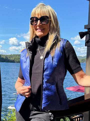 Trendy Reversible Puffer Vest | V203