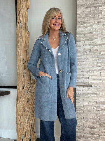 Fabulous Coat With Pearl Detail | R270