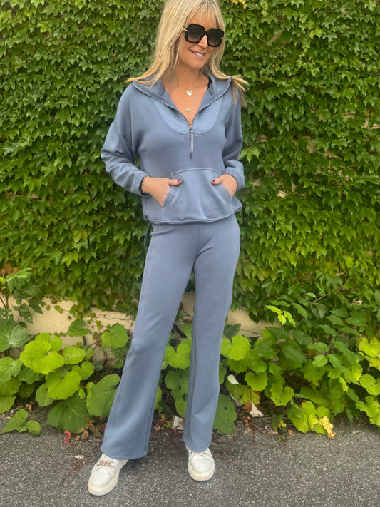 Ribbed Flattering Relaxed Pant | PA226