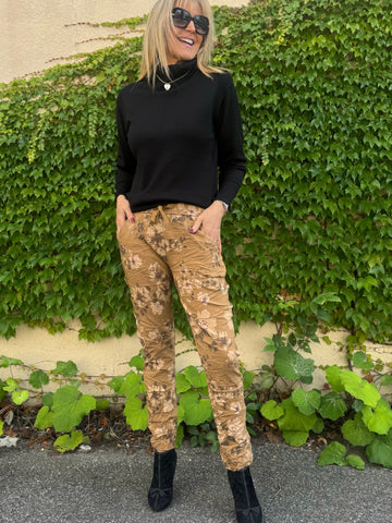 Bella Floral Italian Joggers | PA228