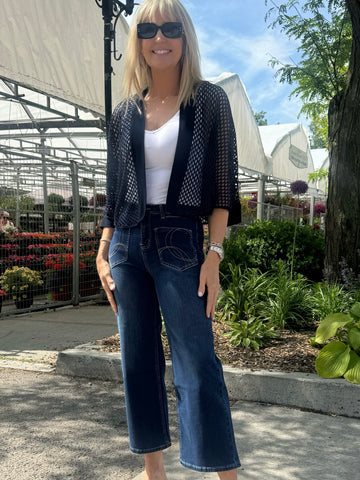 70’s Inspired Cropped Denim | JN635