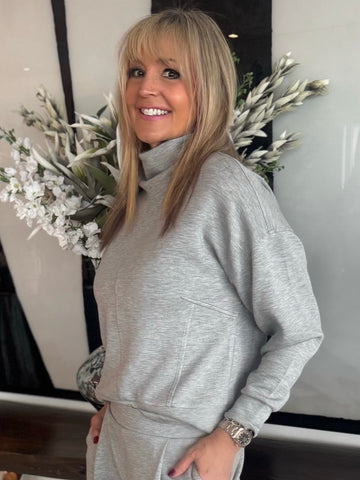 Techno Lux Wellness Athleisure Mock Neck | SW224