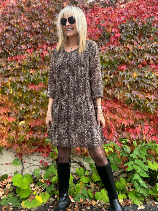 4 Season Animal Print Dress | D201
