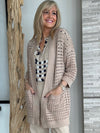 Cotton Blend Open Stitch Cardigan | R265