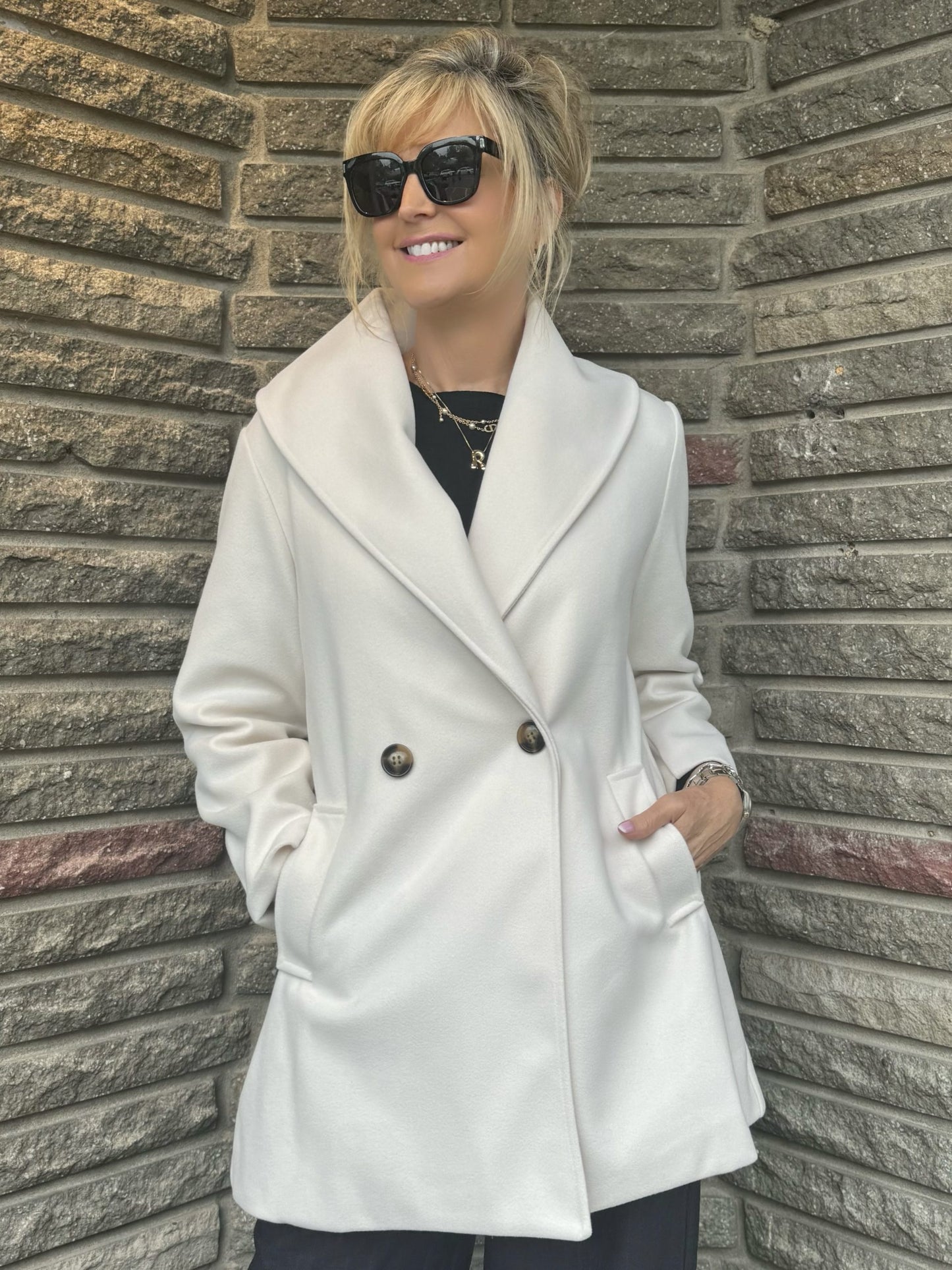 Classic Swing Pea Coat | JK604