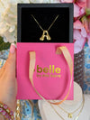Collier avec initiales en forme de bulle | BE100