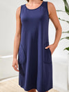 Reversible A-Line Dress With Pockets | D214