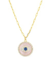 The Athena Medallion Necklace | Clip Chain