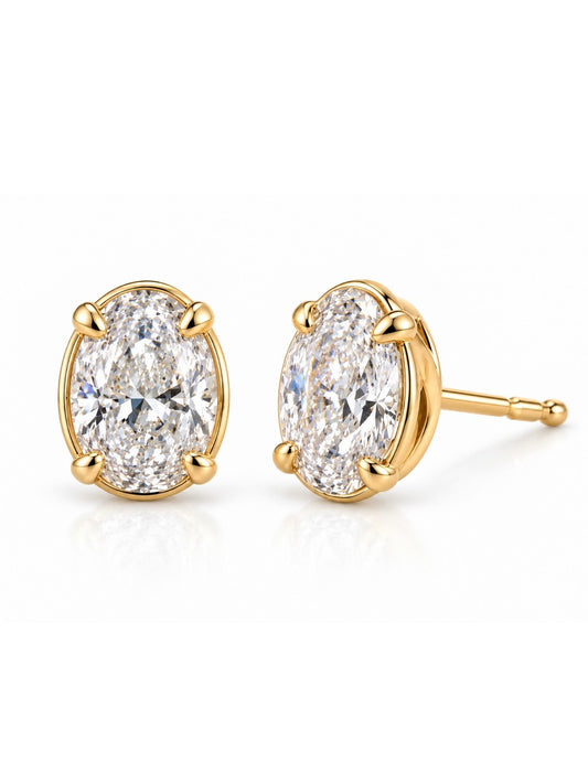 Belle Round CZ Stud