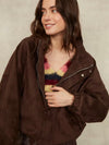 Elle’s Fave Faux Suede Jacket | JK251