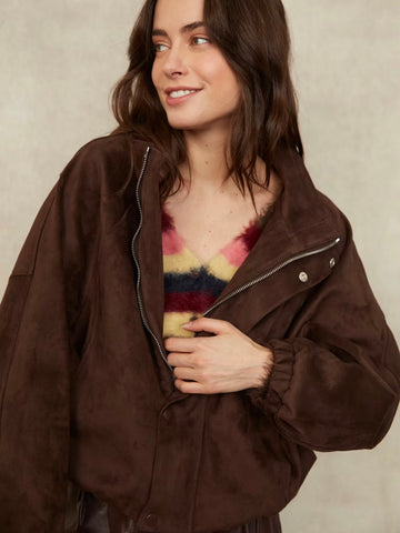Elle’s Fave Faux Suede Jacket | JK251