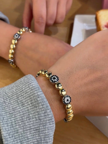 Black & Silver Protection Bracelet