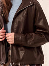 Very Chic Mock Neck Bomber Jacket | JK249