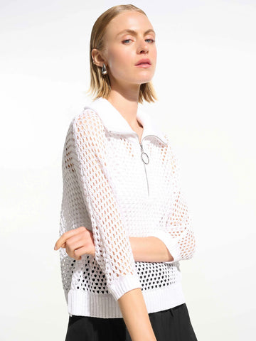 Sweater Knit With Zipper Detail | R280